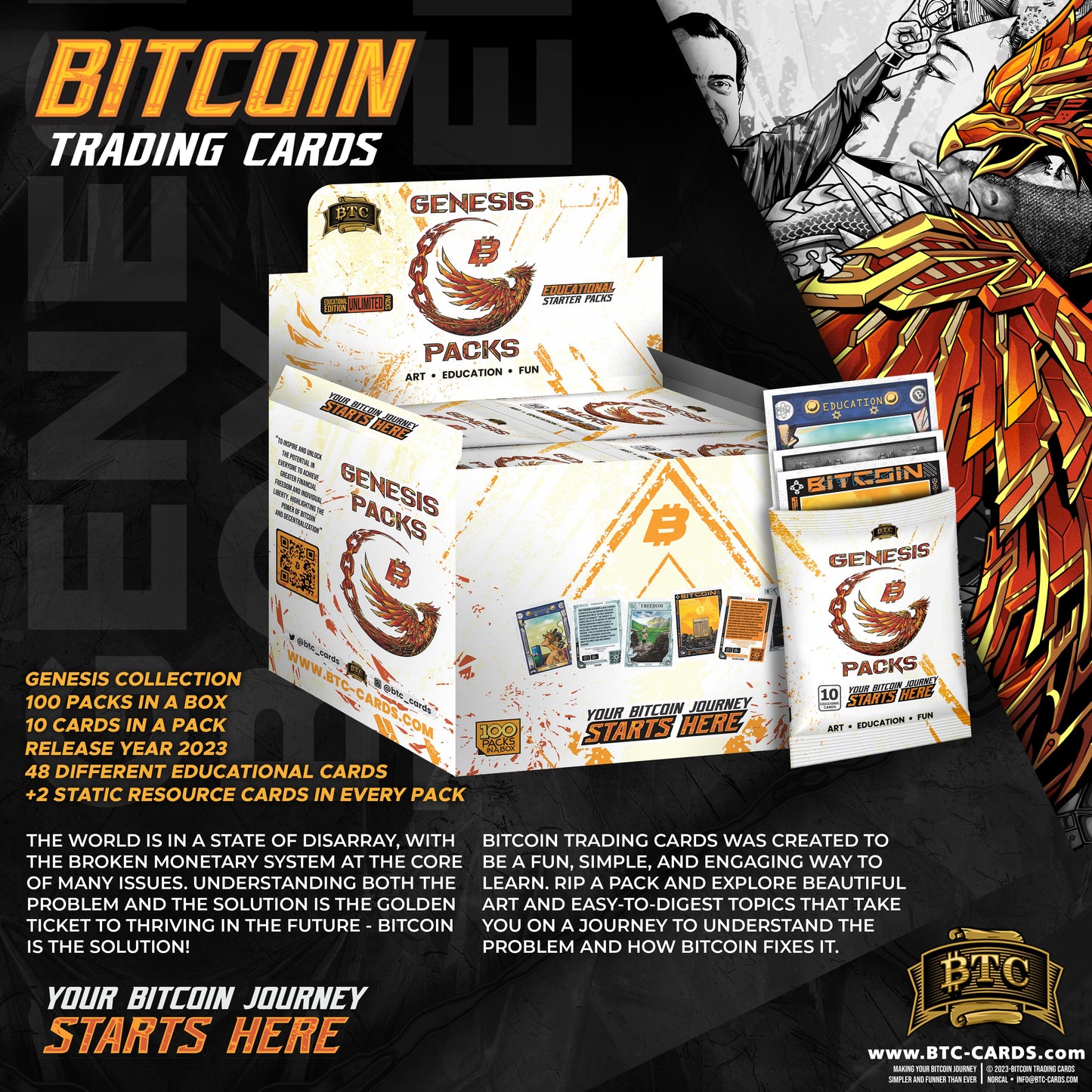 Genesis Packs - Your Bitcoin Journey Starts Here!  x10 pack Bundle