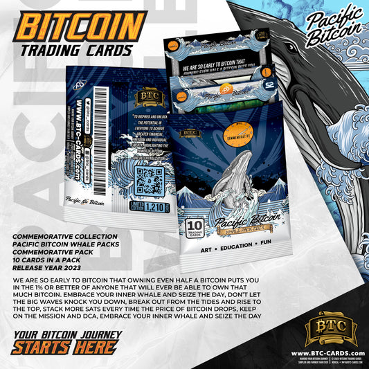 Pacific Bitcoin 2023 Whale Packs - Limited Edition 1210 packs